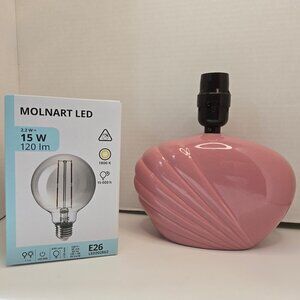 🔥SOLD!Vintage handmade lamp, Martha Ceramic/Lami Céramique with decorative bulb